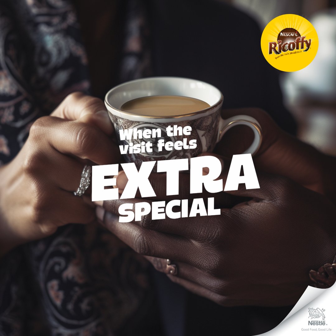 NescafeRicoffy's tweet image. Get 50g extra and make it an extra special visit with the NESCAFÉ Ricoffy 800g Value Refill pack.

#NESCAFERICOFFY800g #50gEXTRA #MoreValue #SphetheSomethingForEveryone