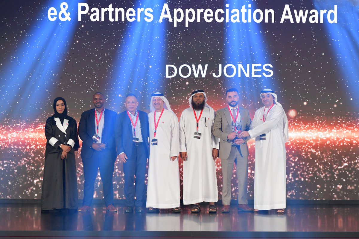 We are honored to have been the recipient of an Appreciation Award from @EtisalatUAE at their recent Partner Recognition Awards in Abu Dhabi. Congratulations to all the other winners! 

#sanctions #duediligence #riskmanagement