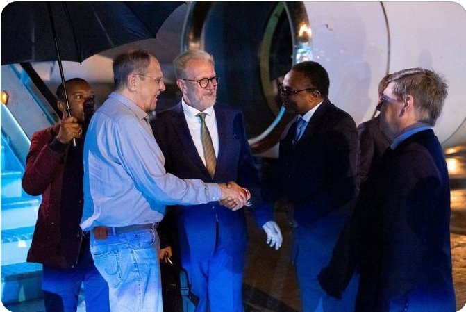 Russian Foreign Minister Sergey Lavrov arrives in Kenya on a working visit as part of an African tour.