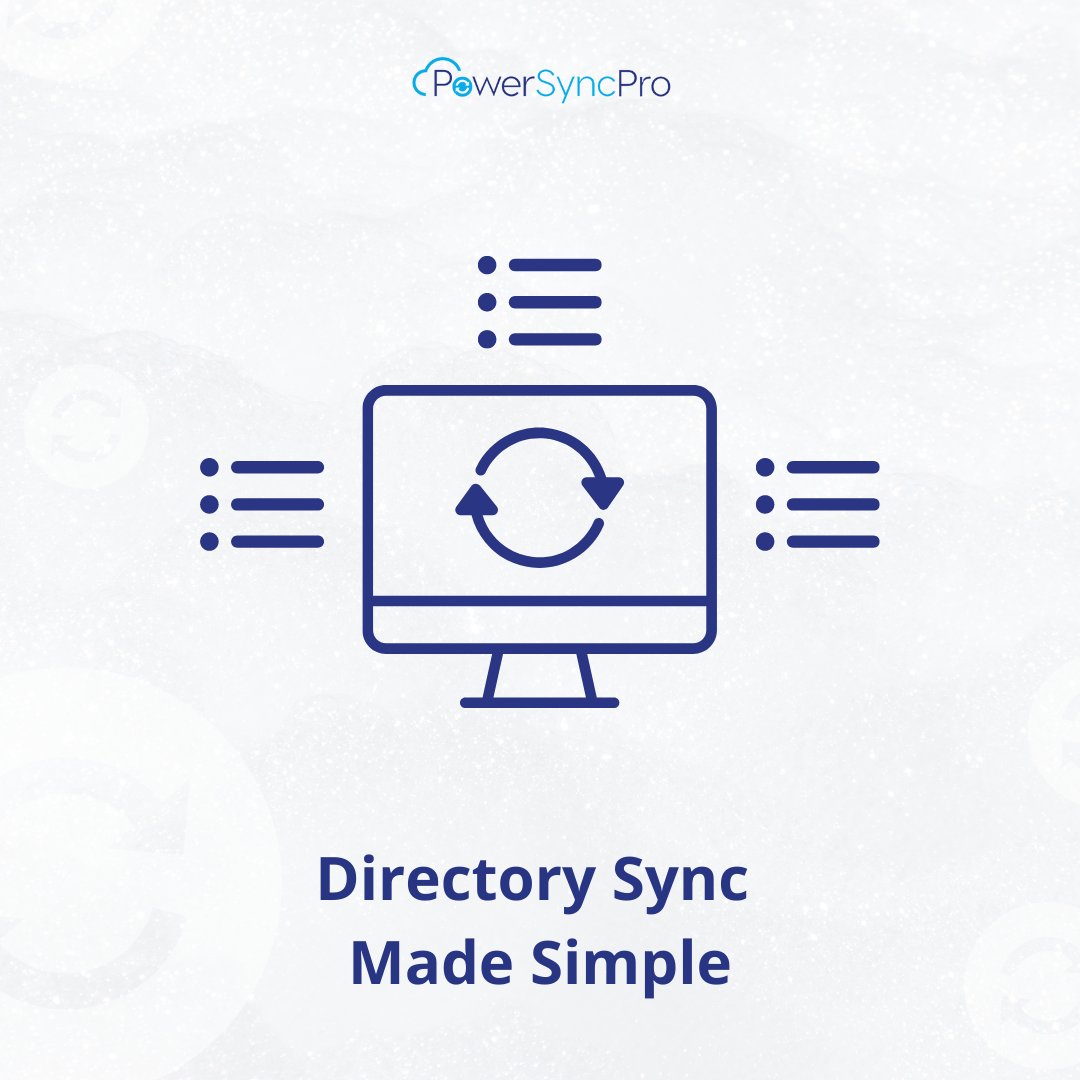 PowerSyncPro's tweet image. With its #MetaverseDesign, #PowerSyncPro imports data from all directories into a central database, then runs a synchronisation to identify the changes that need to be made to the #TargetDirectories.

Contact us for more: bit.ly/3mZSnxG