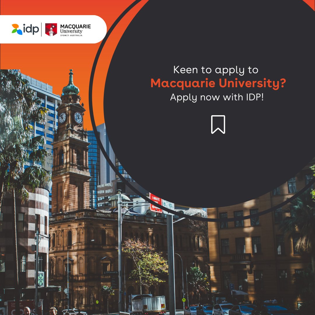 Do you see yourself studying in one of Australia’s most vibrant & industry-driven universities?

SWIPE till the end to learn all about @Macquarie_Uni 
--
#idpoman #internationalstudent #internationalstudy #studyabroad #studyaustralia