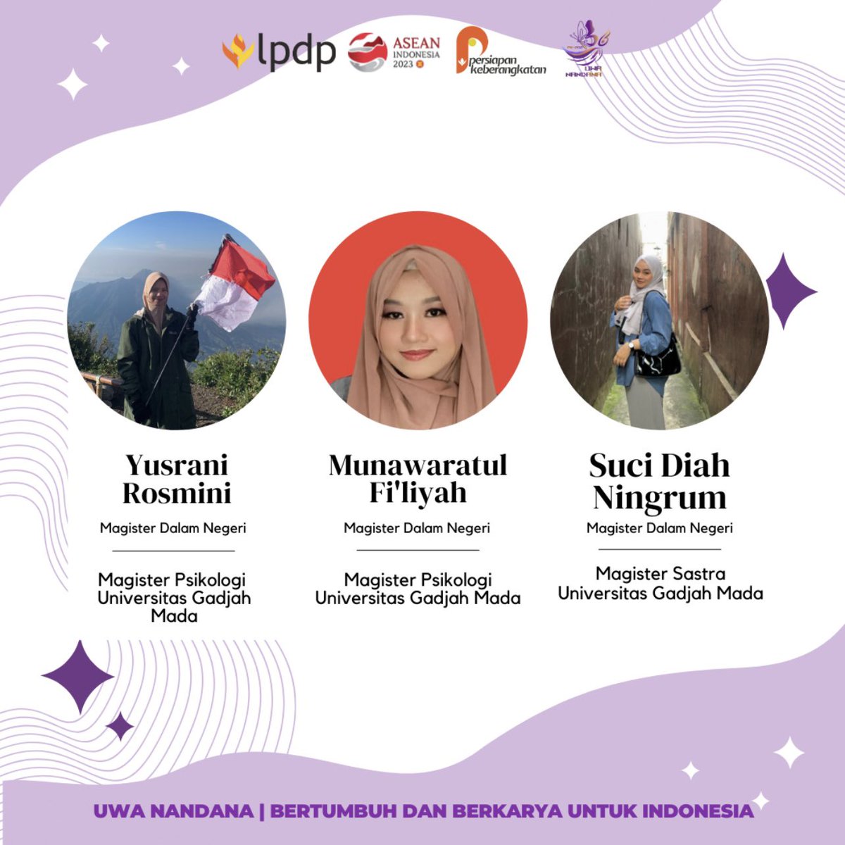 pk202_lpdp's tweet photo. Doakan dan dukung kami selalu yah, kawan-kawan Uda dan Una! 

@LPDP_RI
#DiriUntukIndonesia
#UwaNandana
#PK202
#SDMUnggulIndonesiaMaju https://t.co/qrs0jbLqSj