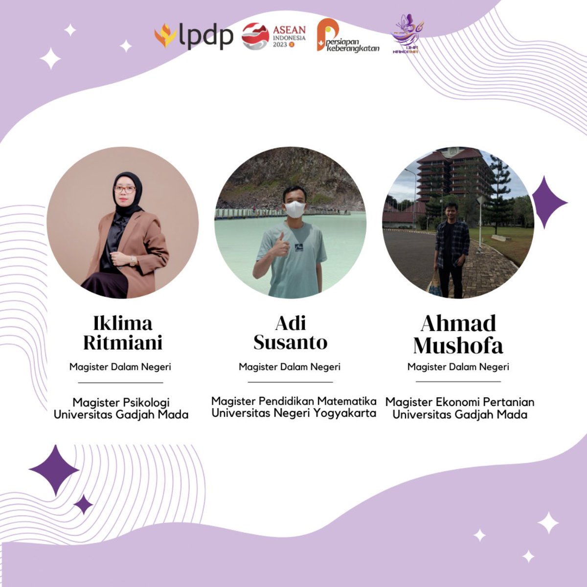 pk202_lpdp's tweet photo. Doakan dan dukung kami selalu yah, kawan-kawan Uda dan Una! 

@LPDP_RI
#DiriUntukIndonesia
#UwaNandana
#PK202
#SDMUnggulIndonesiaMaju https://t.co/qrs0jbLqSj