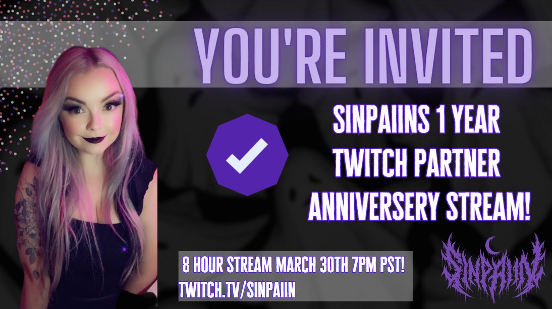 🥳 My 1 year is on Tuesday! C U M