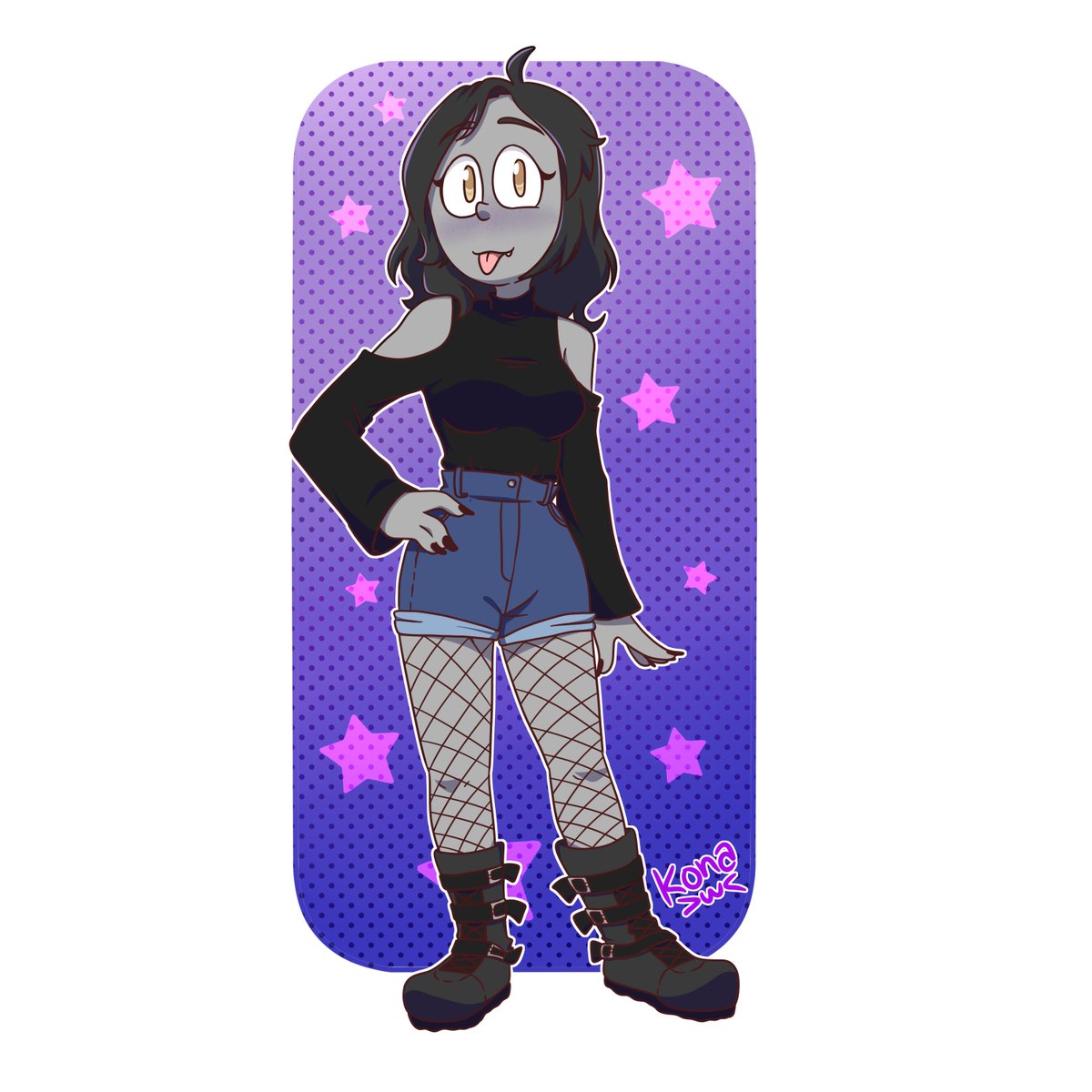 KonaNeko2's tweet image. Art Trade con una gran artistaa /o/ ~ ✨⭐️@Elizabeth_Draw1  
Espero te guste uvu ~✨❤️
#calartsstyle #calartdesign #calarts #ilustraciondigital #illustrator #ocdesign #desingdigital #painttoolsaiart #originalcharacterart #arttrade