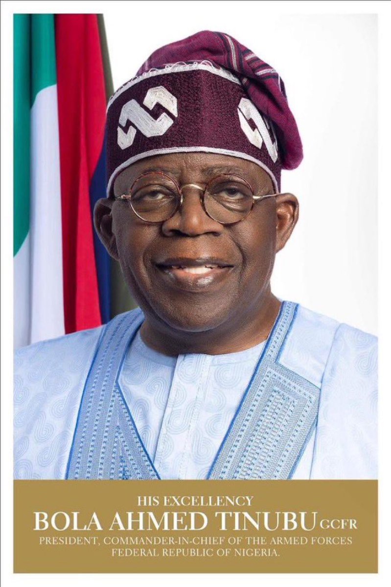 Few hours to inauguration of our dear President Bola Ahmed Tinubu. May it favour me and my household. May prosperity be ours under him, riches &amp; divine blessings for me and my household. Ameen. O ti ja sope.