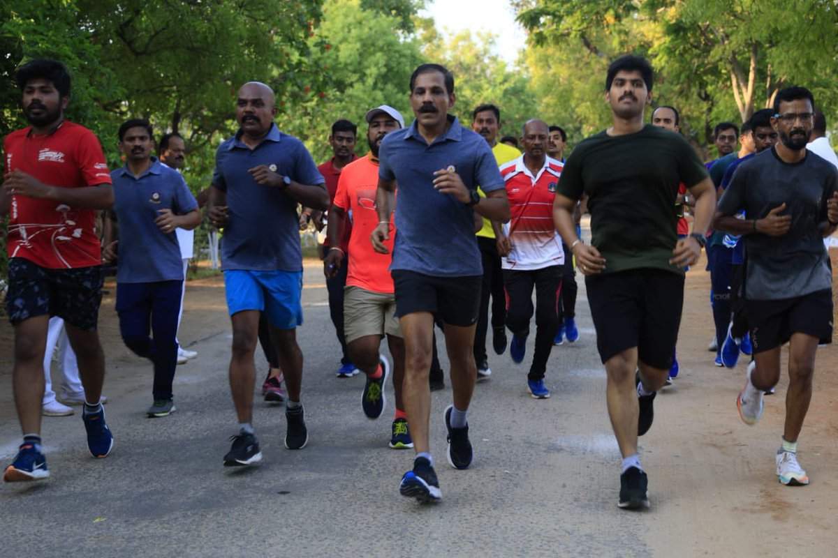 Completed a marathon to celebrate 50 years of women in TN police headed by DGP/HoPF sir !! @tnpoliceoffl @CbeCorp @ipspolicetn @policecbecity