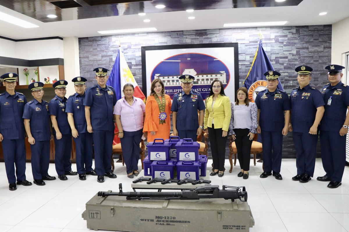 PITC President&amp;CEO Usec. Emmie Liza Perez – Chiong, DMD graces the Acceptance Ceremony of the 246 Units of Brand New Caliber 9MM Pistol and 6 Units of Brand New .50 Caliber Heavy Machine Gun for the Philippine Coast Guard.

instagram.com/p/Cs0Rv7rv60T/…