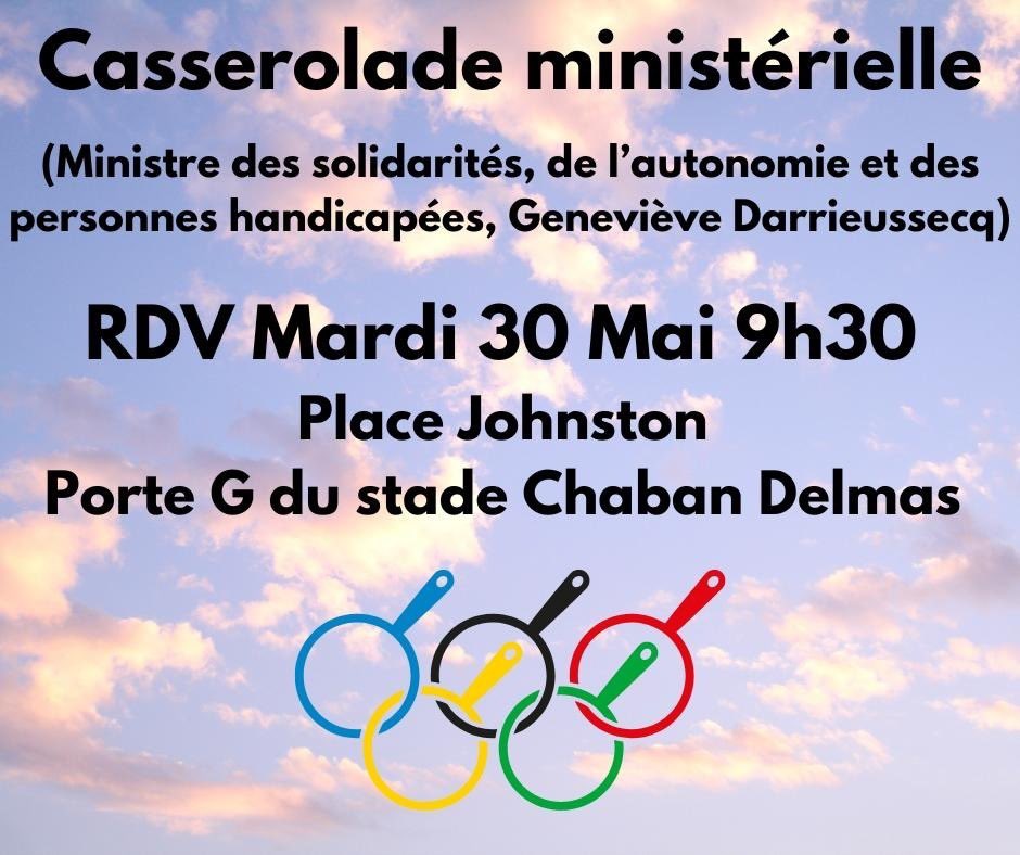 🍳🍳🍳 Casserolade mardi 30 mai à Bordeaux 🍳🍳🍳

On lâche rien pour dire non à la #ReformeDesRetraites !

🚨🚨9h30 au stade Chaban 🚨🚨

#IntervilleDuZbeul #IntervilleMacron