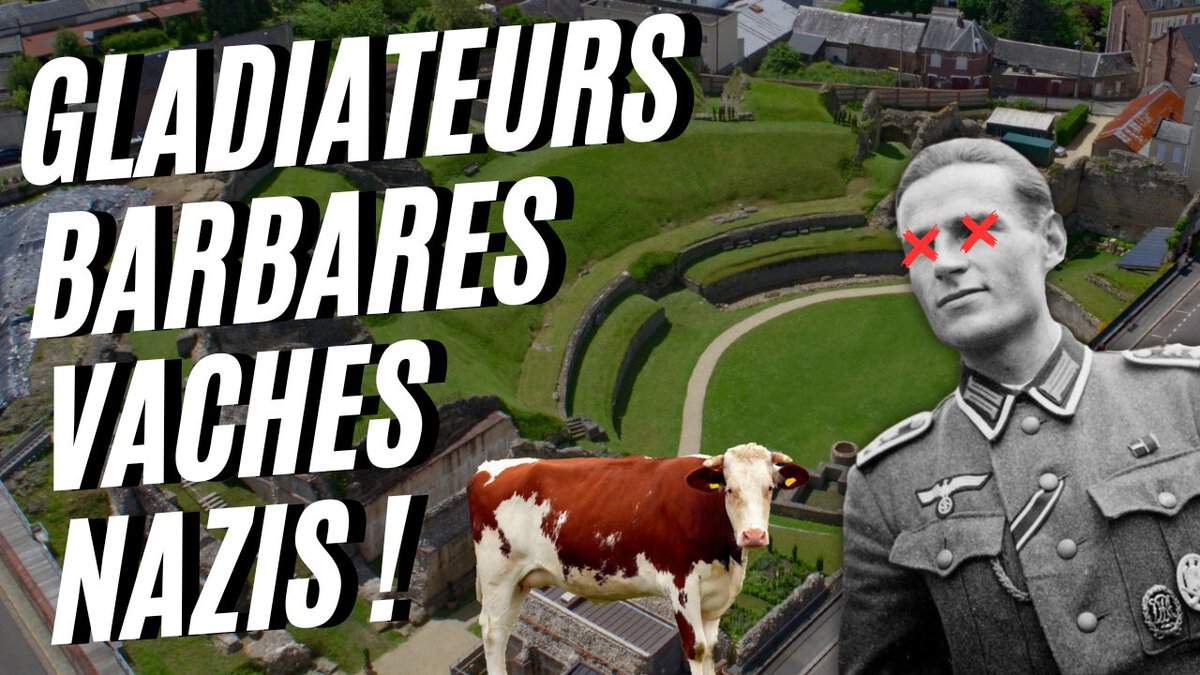 🧶 [THREAD]🧶

Avez-vous déjà entendu parler du théâtre de Lillebonne ? 

Un bâtiment méconnu, au fin fond de la Normandie, qui a traversé le temps PAR MIRACLE.

Un thread plein de cidre, de beurre, de n*zis, de gladiateurs, de barbares et de... d'autres trucs.

1/31