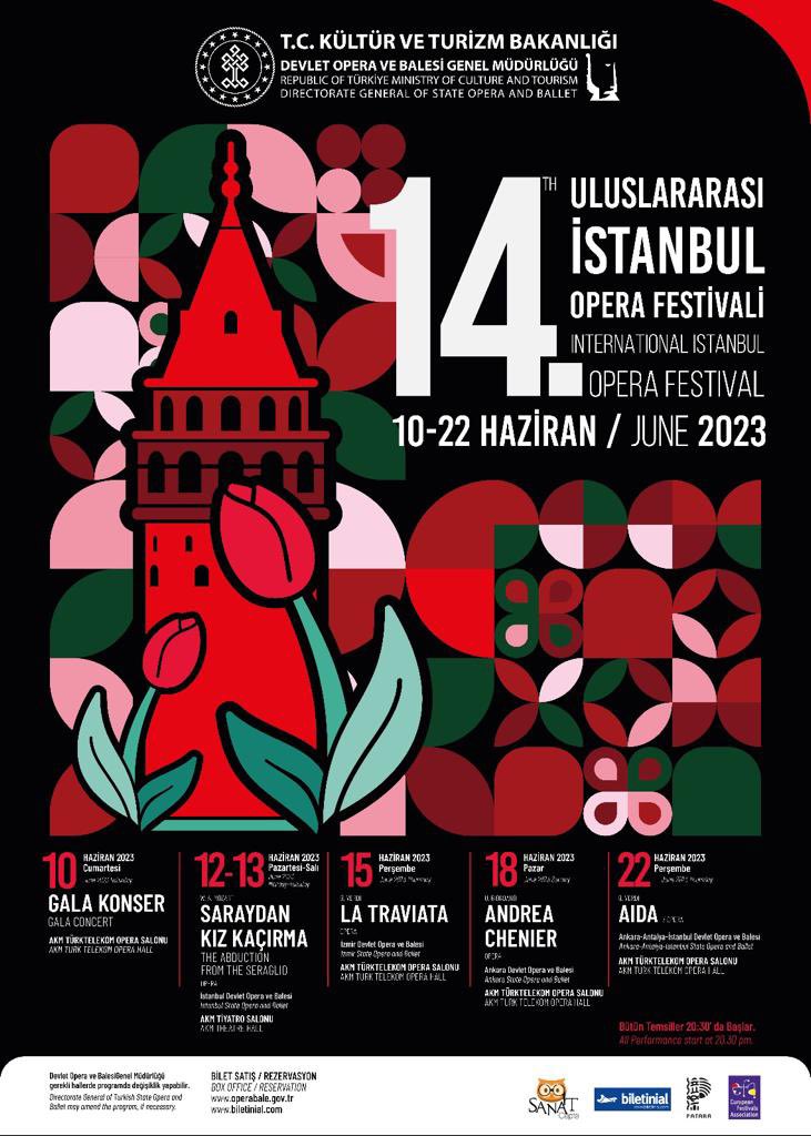 14. Uluslararası İstanbul Opera Festivali Başlıyor!

10 - 22 Haziran 2023 tarihleri arasında gerçekleşecek olan festivalimiz Atatürk Kültür Merkezi’nde sanatseverlerle buluşuyor.