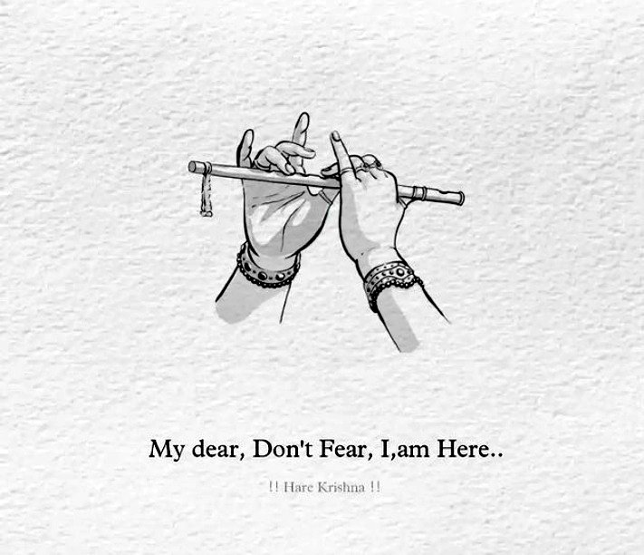 Krishna Consciousness on Twitter "Don't fear when Krishna is here. 🥺