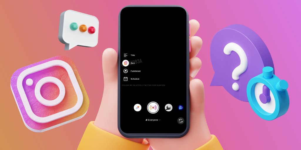 AwesomeSocialio's tweet photo. 🚀 Exciting news: #Instagram is leveling up with a new feature in the works! Get ready for Quiz time⏰ during Live videos! 🎮

#GameOn #StayTuned #smm #saas #upates #AEWDoubleOrNothing #socialmedia https://t.co/BAtkuoq0Cu