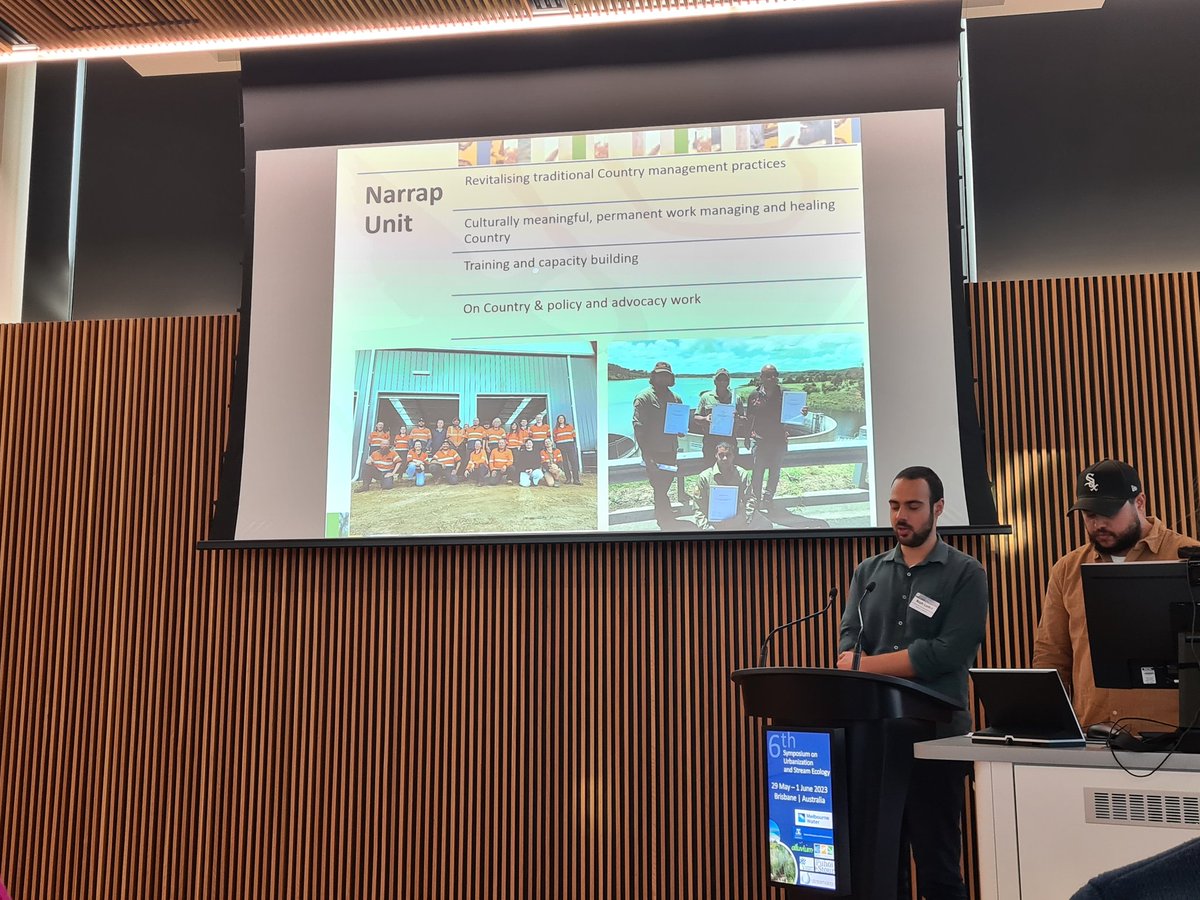 What a great way to kick off #SUSE6, thanks to Reph and Mark for sharing some great examples of working with Traditional Owners to manage Country 👏👏