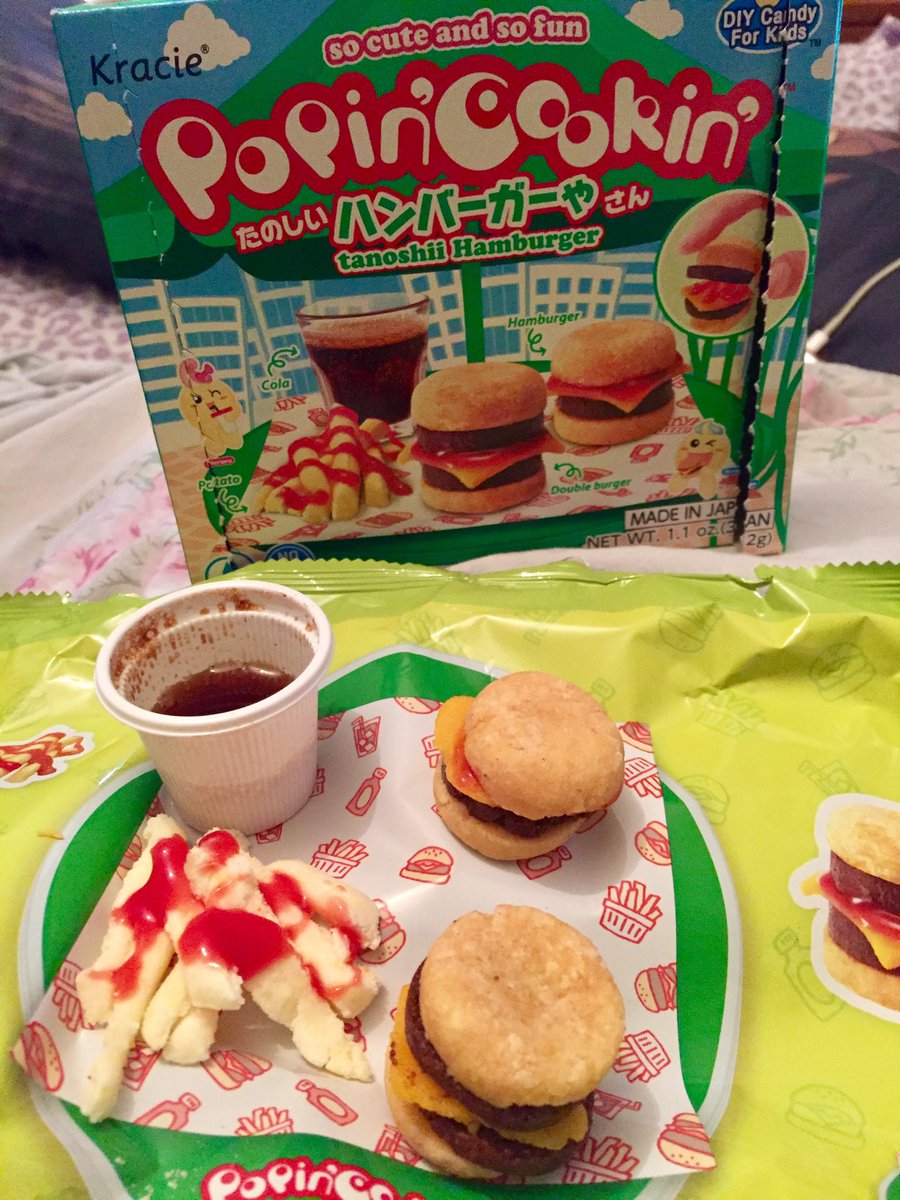 Tanoshii hamburger #popincookin #NationalHamburgerDay #nationalhamburgermonth #candy #diy