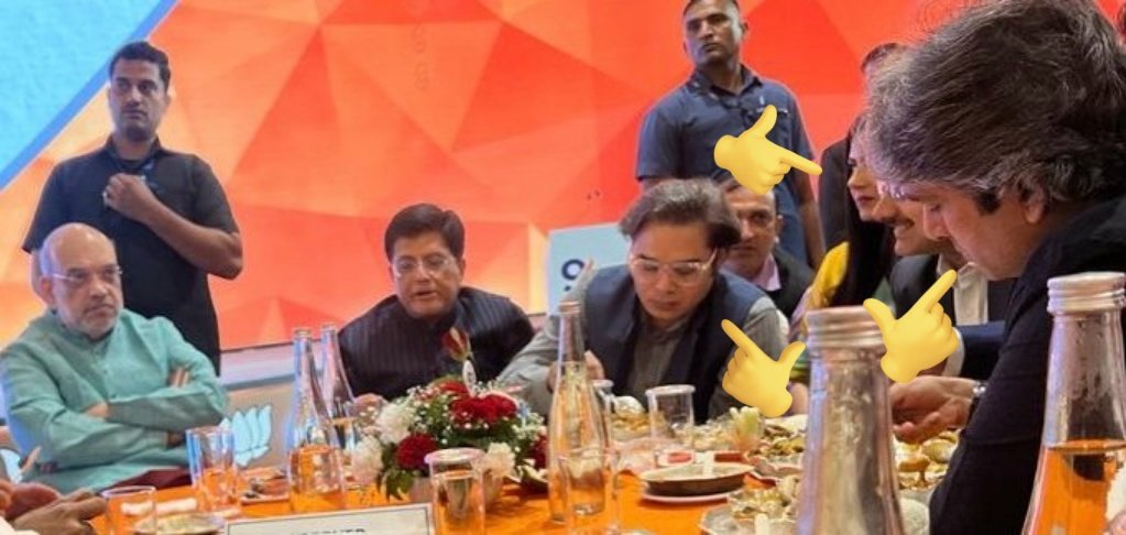 zoo_bear's tweet image. Journalists, Media Owners and Anchors discussing with Home Minister on how to cover Manipur violence and Wrestlers Protest.