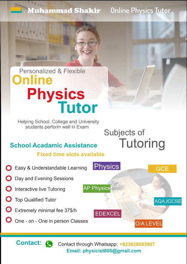 PHYSICS VIRTUAL TUTORING
#tutoring
#onlinetutoring
#iteachphysics
#onlinephysicstutor
#onlinetutor

⭕SCHOOL
⭕COLLEGE
⭕UNIVERSITY
whtsap📩📬
wa.me/+923029083907
. Dortmund
Everton
Leicester
#LOV3beckysangels
Xhaka
Celtics