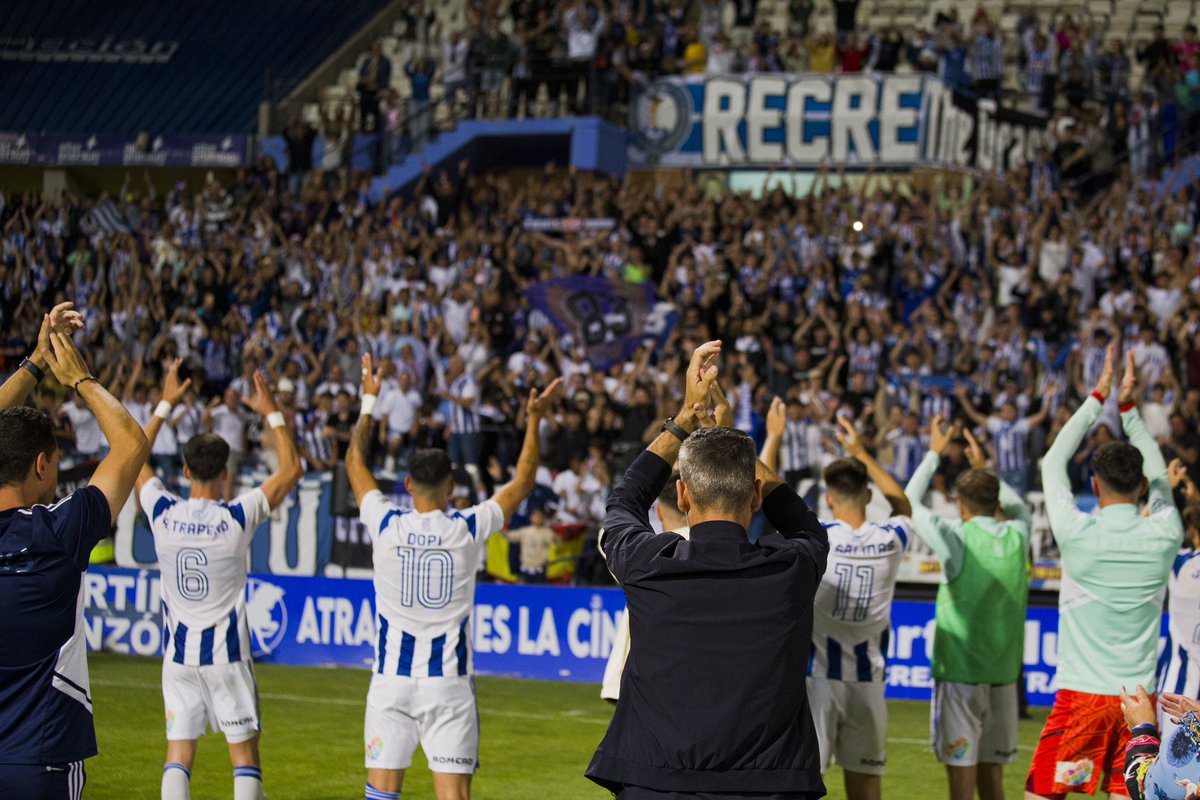 💙 ¡Buenos días, recreativistas!

💙 Vamos juntos #APorLaFinal 💪

💙 Infinitas gracias por vuestro apoyo. 

#PlayOffAscenso #VamosDecano