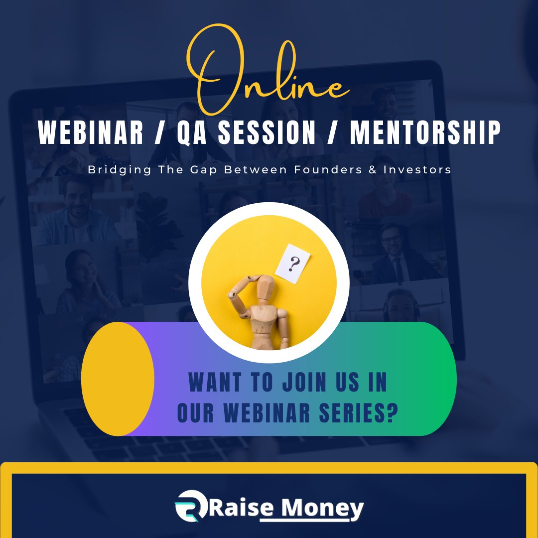 Calling out all the great minds of the industry 📢

We aim to explore the latest trends, challenges, and opportunities within the #startup ecosystem.

Tap the below link to know more ⬇️
forms.gle/mtK5fztL8i6mRR…

#raisemoney #webinar #podcast #networking #mentor