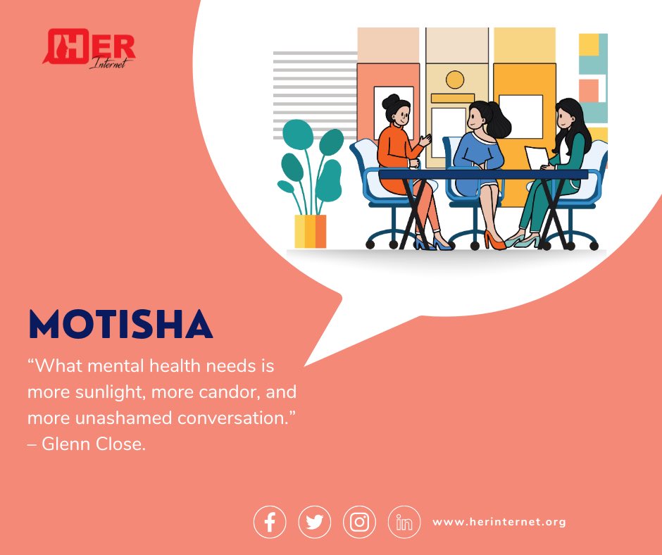 The impact of social media has undeniably become one of the potential causes to the rise of mental health disorders. Open conversations are a step further into magnifying the problem, breaking stigma and availing solutions to prioritize our mental health daily. #MentalHealthMonth