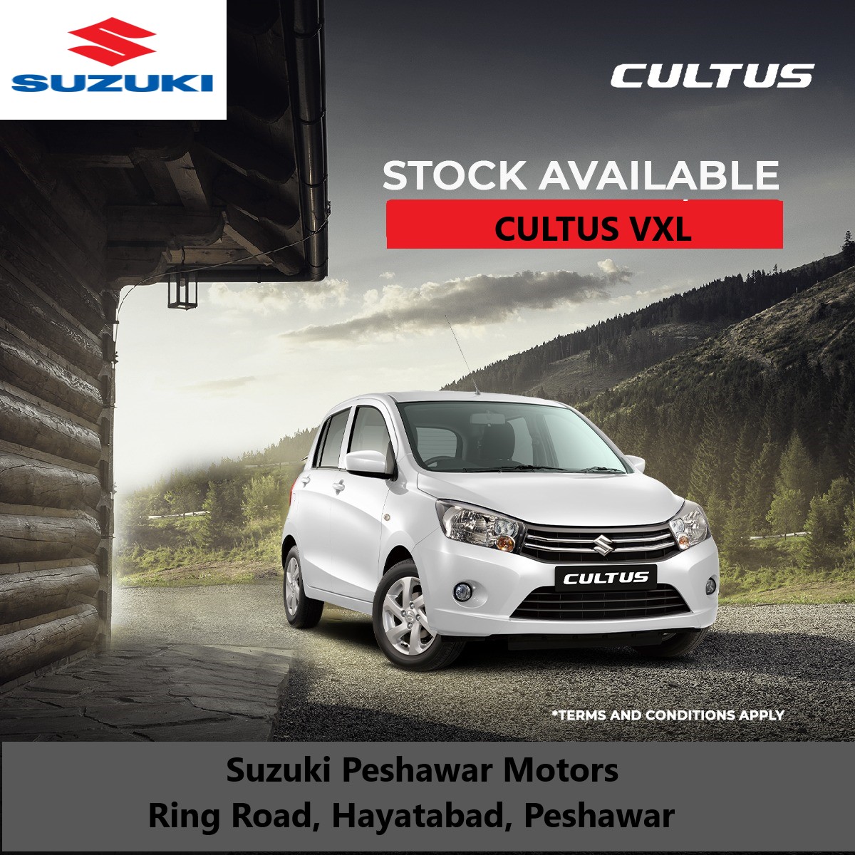 Drive away in style with the Cultus VXL! 
It's in stock and readily available.
Contact us: 091-5231166-77-88
#HappyCustomer #SuzukiPakistan #Suzuki
#suzukipeshawar #suzuki #swift #comfort #safedrive #safety #carcareservices #SuzukiPakistan #carlife #carservicing #Suzukiravi