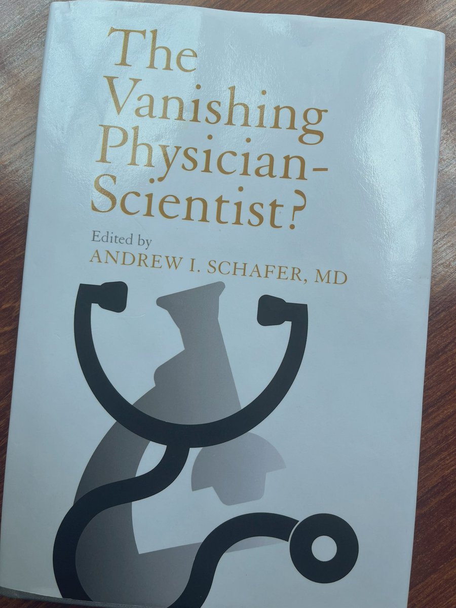 Grateful for an opportunity to learn from Dr Schafer at <a href="/WeillCornell/">Weill Cornell Medicine</a> <a href="/nyphospital/">NewYork-Presbyterian</a> !! An excellent hematologist, a natural teacher and an author! His book “The Vanishing Physician-Scientist” talks about the community of researchers and practicing health care providers.
