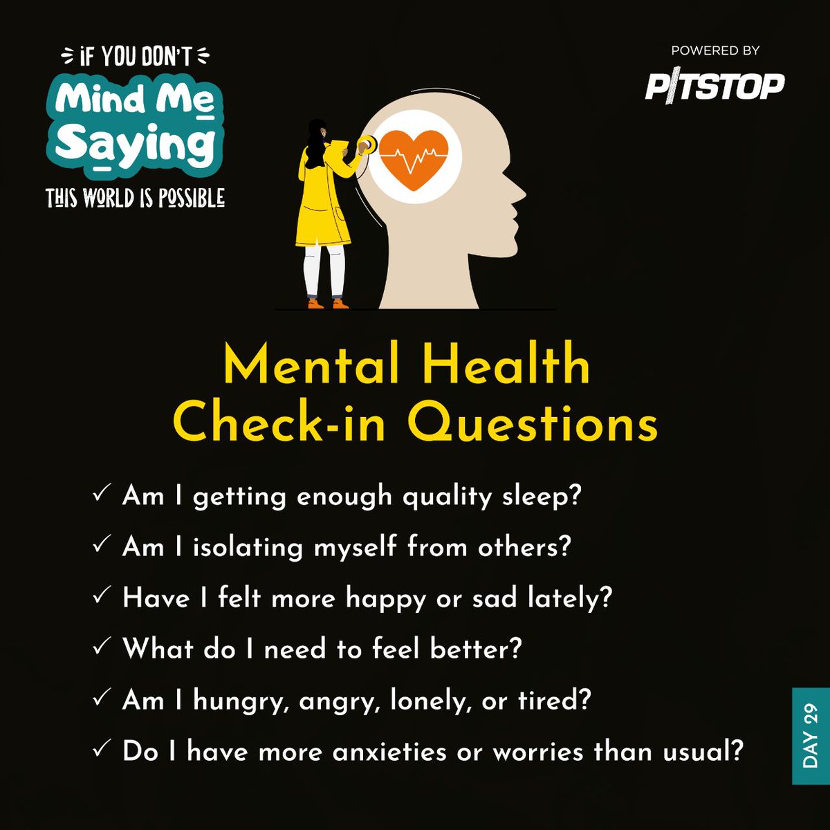MsKharay's tweet photo. Hey you, as you kick off the week please don't forget to prioritize your mental health.
#EverydayMentalHealth #YouMatter #PrioritizeYourMind #MHSummit2023 #ThisWorldIsPossible https://t.co/97rWg78AkI