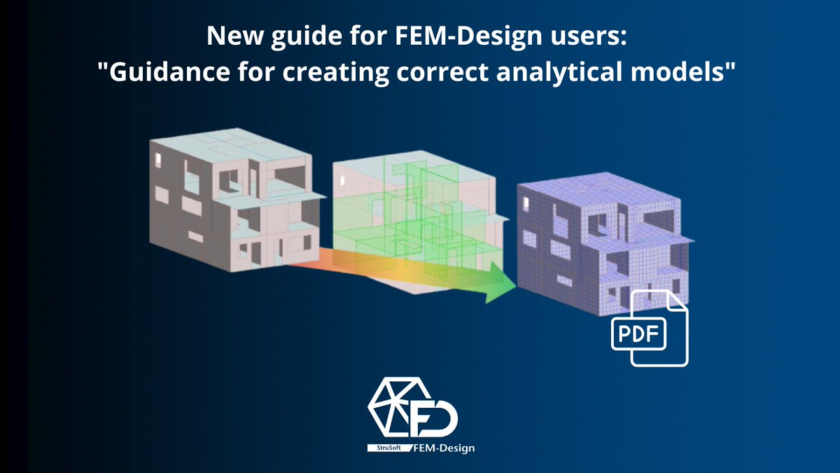 Introducing our latest guide for FEM-Design users, specifically designed to enhance the creation of accurate analytical models with correct connectivity settings. ✅

Access the guide: 
➡️ wiki.fem-design.strusoft.com/xwiki/bin/view…

#StruSoft #FEMDesign #structuralengineering #structuralanalysis