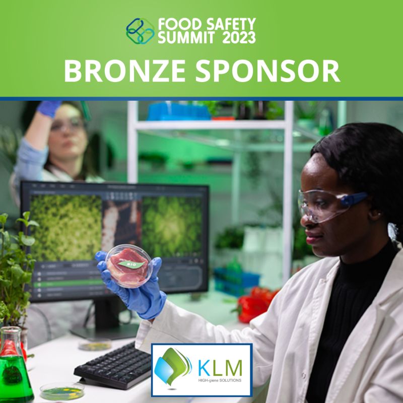 KLM HIGH-giene Solutions would like to invite you to come and meet us at the Food Safety Summit 2023 tomorrow.

Come and meet the team and give us an opportunity to tend to your food safety, hygiene, testing and pest control needs.

#foodsafetyculture #foodsafety #fss2023