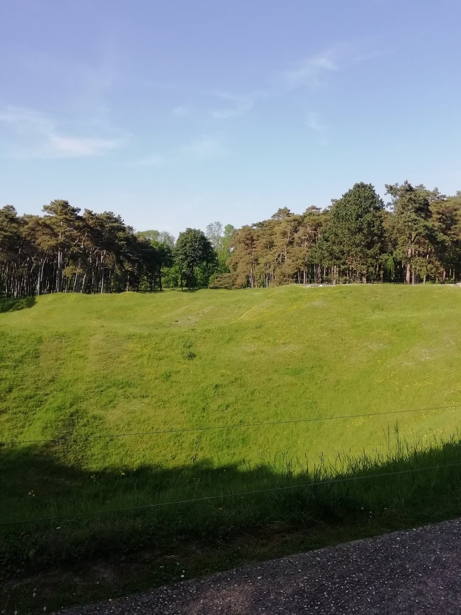 Tranby_History's tweet photo. The trenches at Vimy Ridge demonstrate the churned earth of no-man's land and close proximity of the frontlines. @Tranby_school https://t.co/Pi7wzcJ5Sj