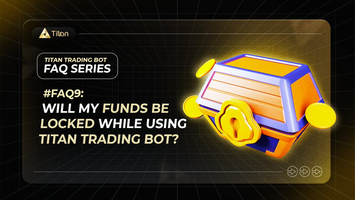 TitanSmartTrade's tweet image. #FAQ9: Will my funds be locked while using @TitanTradingBot?📚

📌You may withdraw money if needed.

‼️But you should only make withdrawals at the end of the bot package or at the end of each month/quarter, for this reason...

See more detail below 👇🏻

#BSC #Sui #TitanTrading