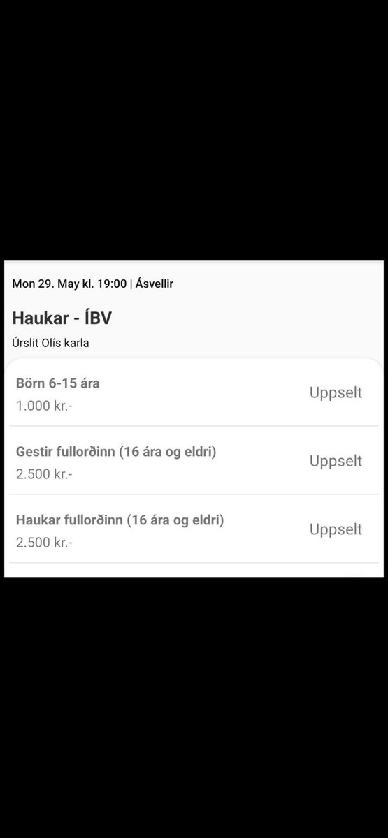 Það er stór dagur í handboltanum í dag. Leikur númer 4 í einvígi ÍBV og Hauka. Bikarinn er í húsi 🏆. Staðan er 2-1 fyrir ÍBV sem geta tryggt sér titilinn en Haukar geta líka náð að tryggja oddaleik! Það er mikil saga milli þessara liða. UPPSELT 💣
<a href="/Seinnibylgjan/">Seinni bylgjan</a> #handbolti