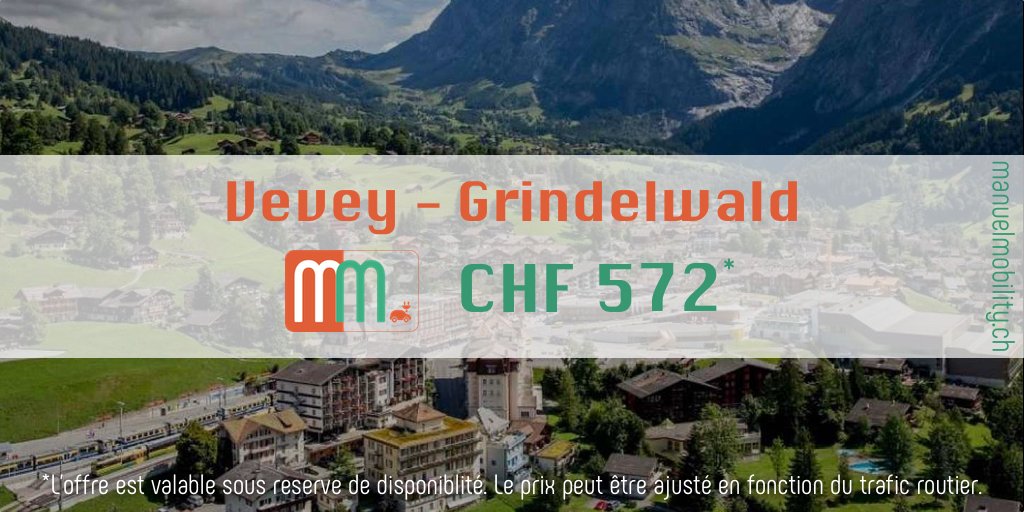 manuelmobility's tweet photo. ⚡️Destination de la semaine
En mode personnalisé, prenez la route avec #manuelmobility, un des meilleurs chauffeurs privés sur la Riviera suisse, et convertissez les kilomètres en souvenirs 🎁
🚗 https://t.co/RGMD5sQhFd
📍@grindelwaldCH 📍@montreuxriviera

#chauffeurprivé #suisse https://t.co/OxwMK3PF2k