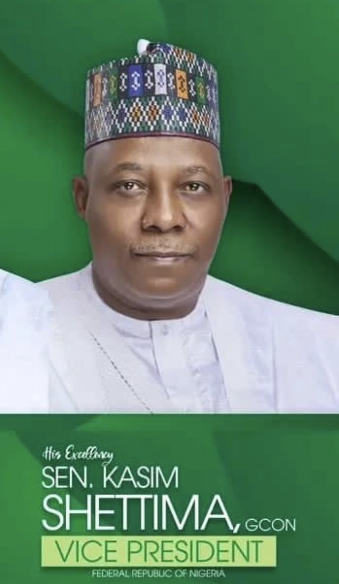 Congratulations to our new President & Vice President of the Federal Republic of Nigeria, His Excellency Bola Ahmed Tinubu @officialABAT His Excellency Kashim Shettima @KashimSM May God give you all you need to lead our country to greater heights.