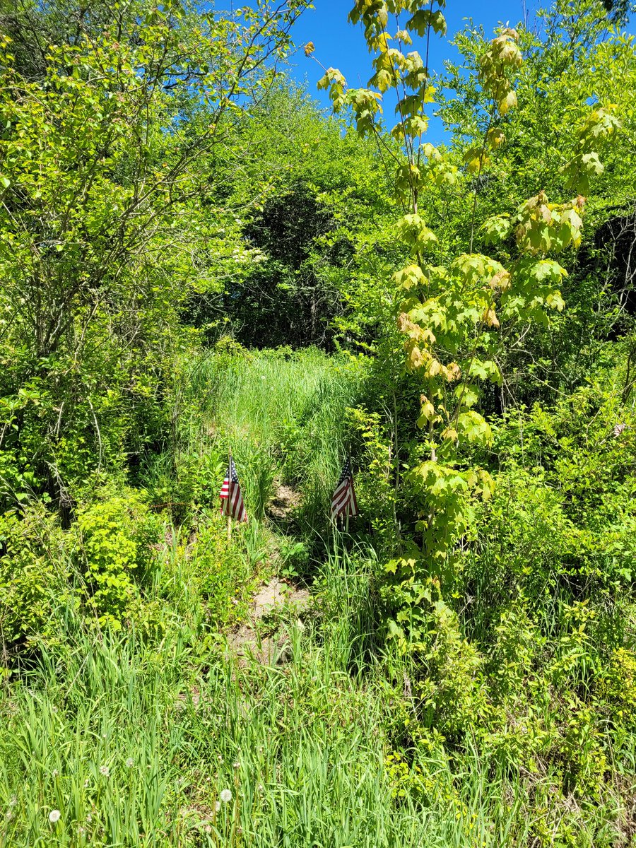 Part of my #MemorialDay was paying tribute to Pvt. Josiah Hayward (1765 - 1844) of the Continental Army with a visit to Brainard Cemetery in Belfast,  NY. Sadly, it seems no stones are left. <a href="/TodaysDAR/">DAR</a>