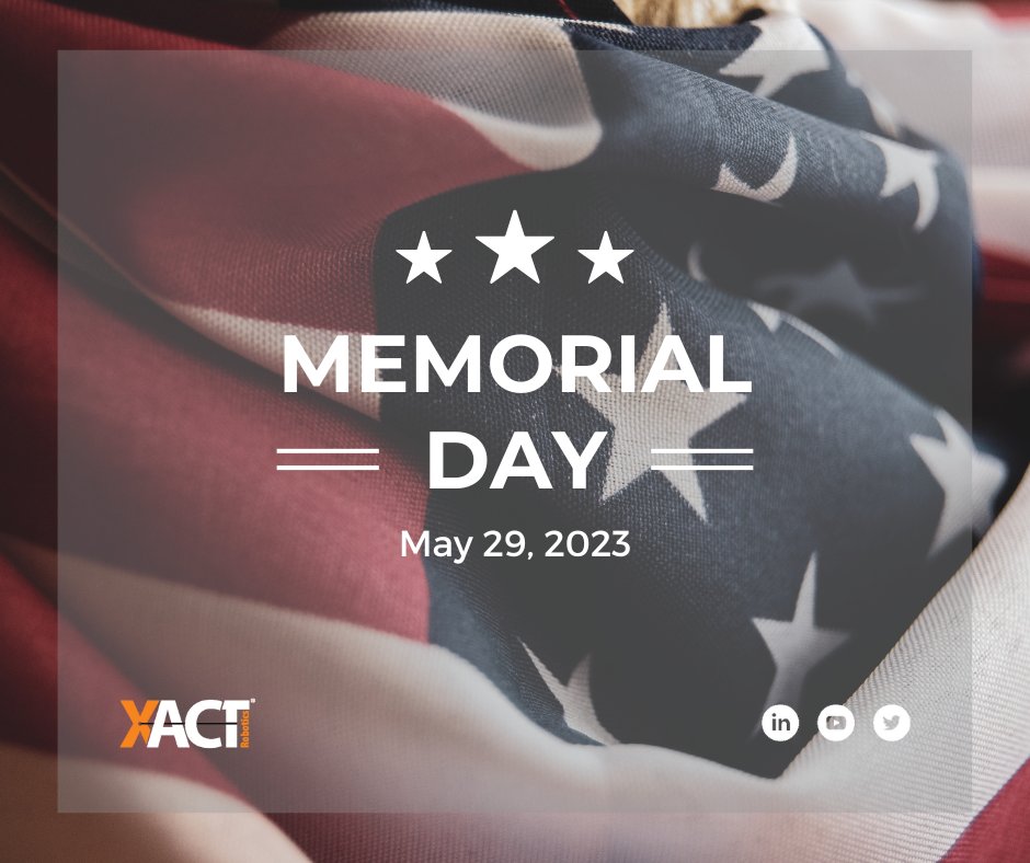 XACTrobotics's tweet image. In memory of many, in honor of all. #MemorialDay