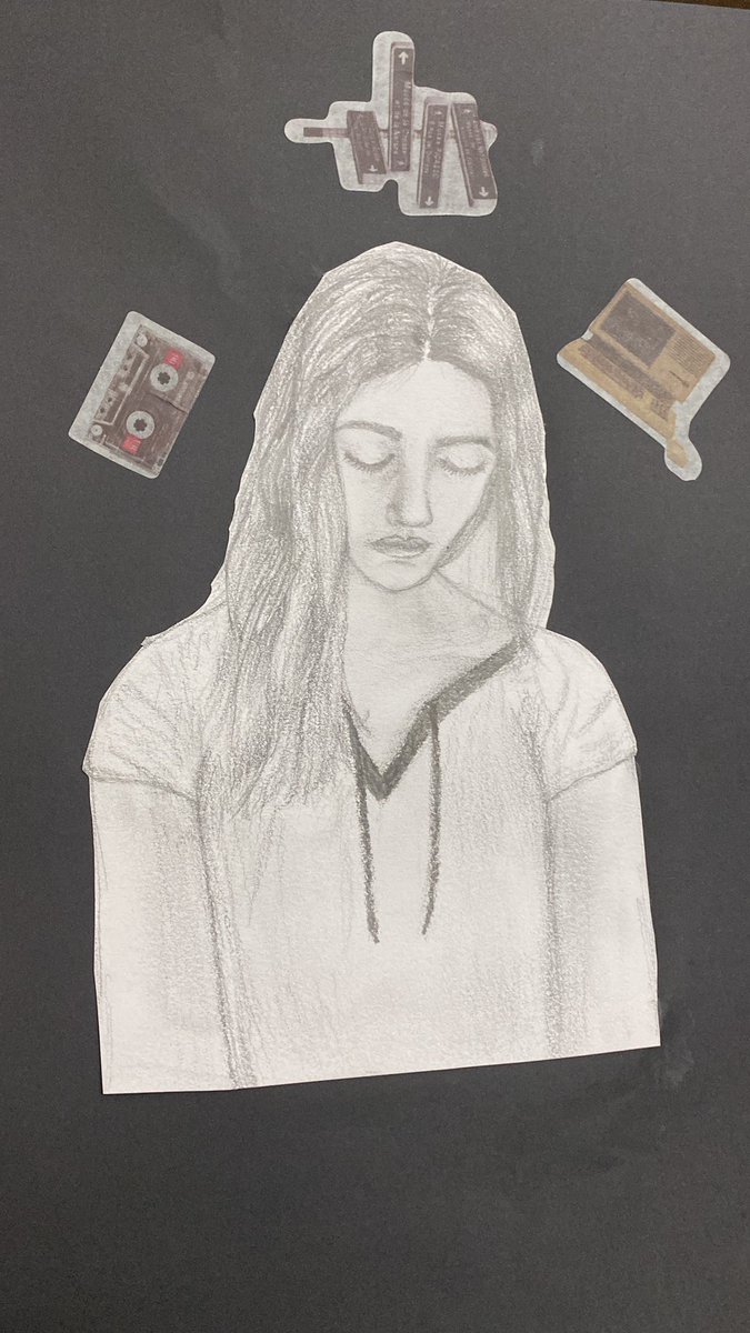 She feels Nostalgic & lonely 

#pencilart #graphiteDrawing #selftaughtArtist #Mydrawing