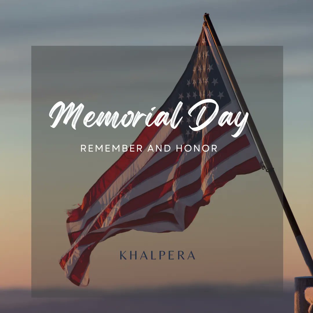 Khalpera_Home's tweet image. The patriot's blood is the seed of freedom's tree. 
-Thomas Campbell.

#MemorialDay #Khalpera #Remember