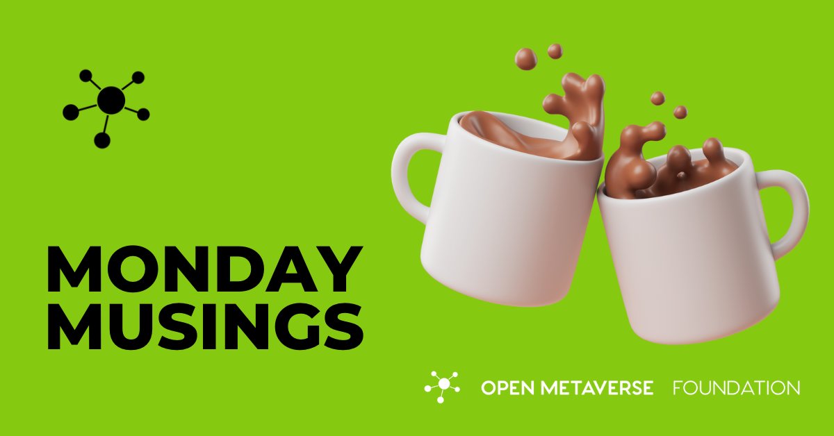 TheOpenMV's tweet image. Happy Monday, #OpenMetaverse Community! 

What kinds of immersive experiences do you imagine people will have in the metaverse, and how will these experiences differ from those in the real world?

#OpenSource #Metaverse #MondayMusings