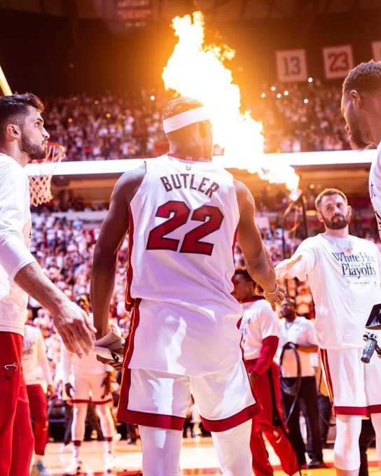 CrookedHalo's tweet photo. It's game day! Let's go Heat! #NBAPlayoffs #TakeUsThere #MiamiHeat https://t.co/CbcGqeAT4g