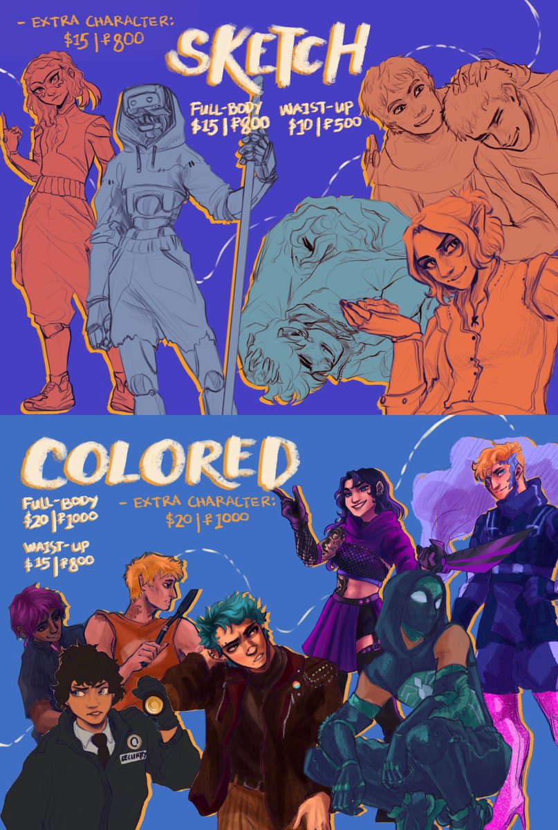 sibbydoo's tweet image. 🖼️ SIBBY’S COMMISHIES 🖼️
#artistsoftwitter
📩
GMAIL: sibylledepiolenc@gmail.com
BUY ME A KO-FI: ko-fi.com/sibby
INSTAGRAM: @/ sibbyart