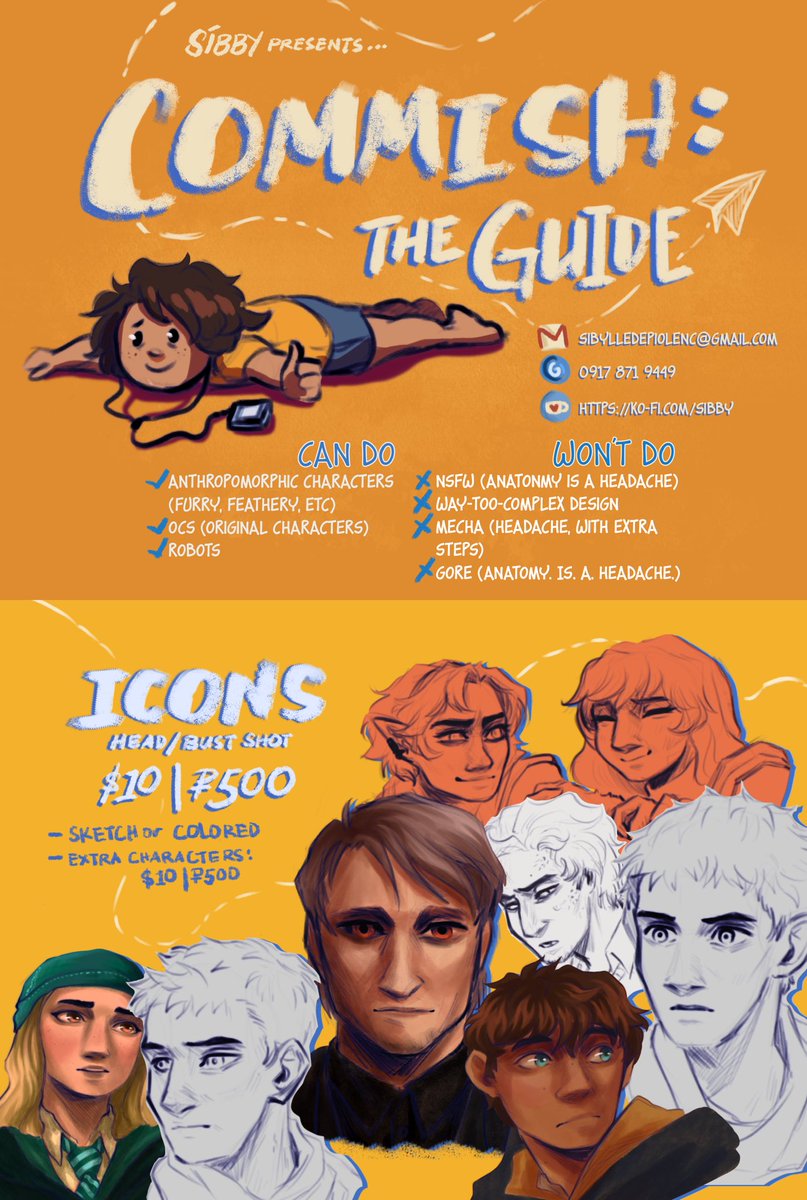 sibbydoo's tweet image. 🖼️ SIBBY’S COMMISHIES 🖼️
#artistsoftwitter
📩
GMAIL: sibylledepiolenc@gmail.com
BUY ME A KO-FI: ko-fi.com/sibby
INSTAGRAM: @/ sibbyart