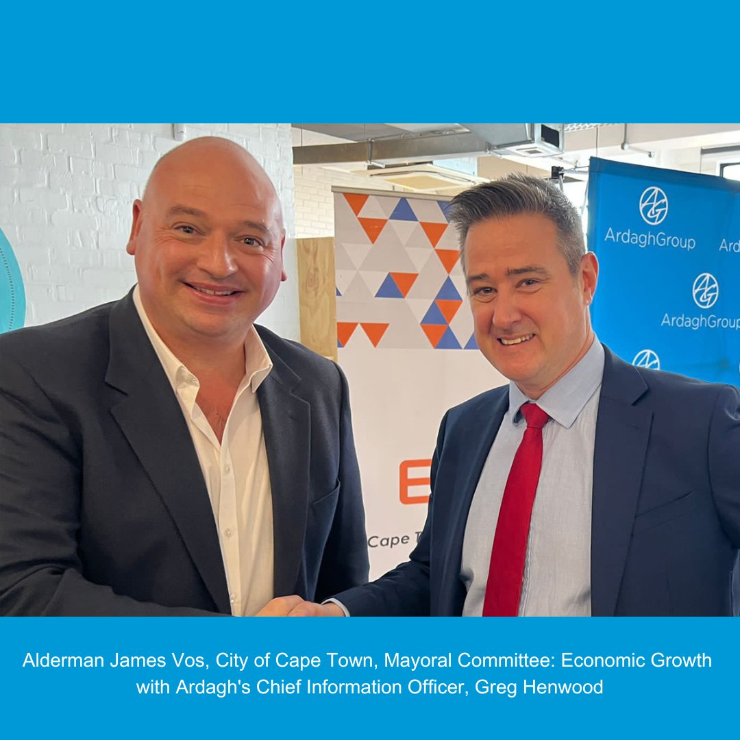 We're delighted to have taken our first step towards establishing a global Centre of Excellence (CoE) in Cape Town, South Africa, working alongside the <a href="/CityofCT/">City of Cape Town</a>. 

Read more: bit.ly/3OKQGQO

<a href="/geordinhl/">Geordin Hill-Lewis</a>  
#ArdaghforEduction #socialsustainability #STEM #STEMeducation