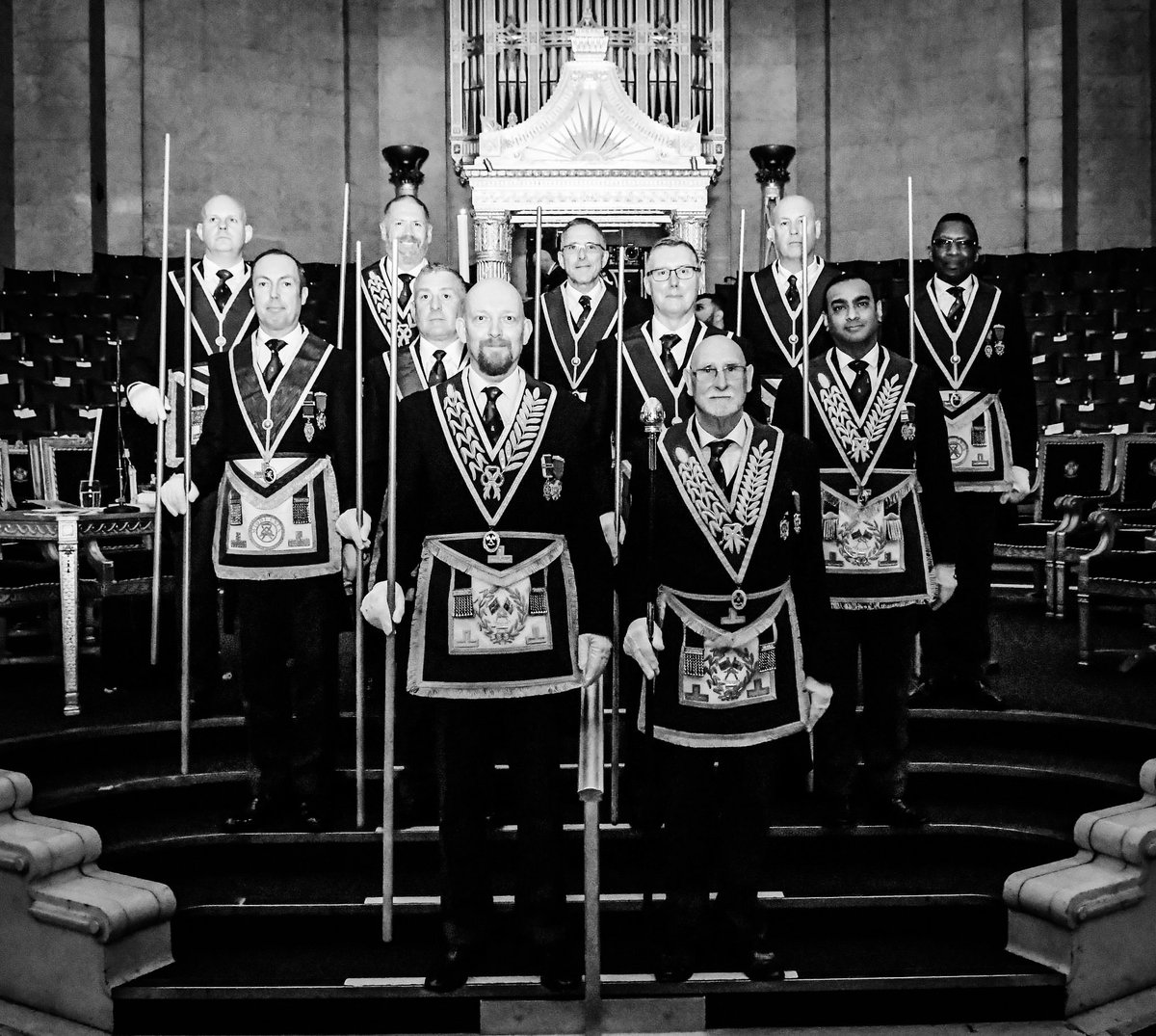 Always time at a Provincial meeting for a photo of the Ceremonial Team.