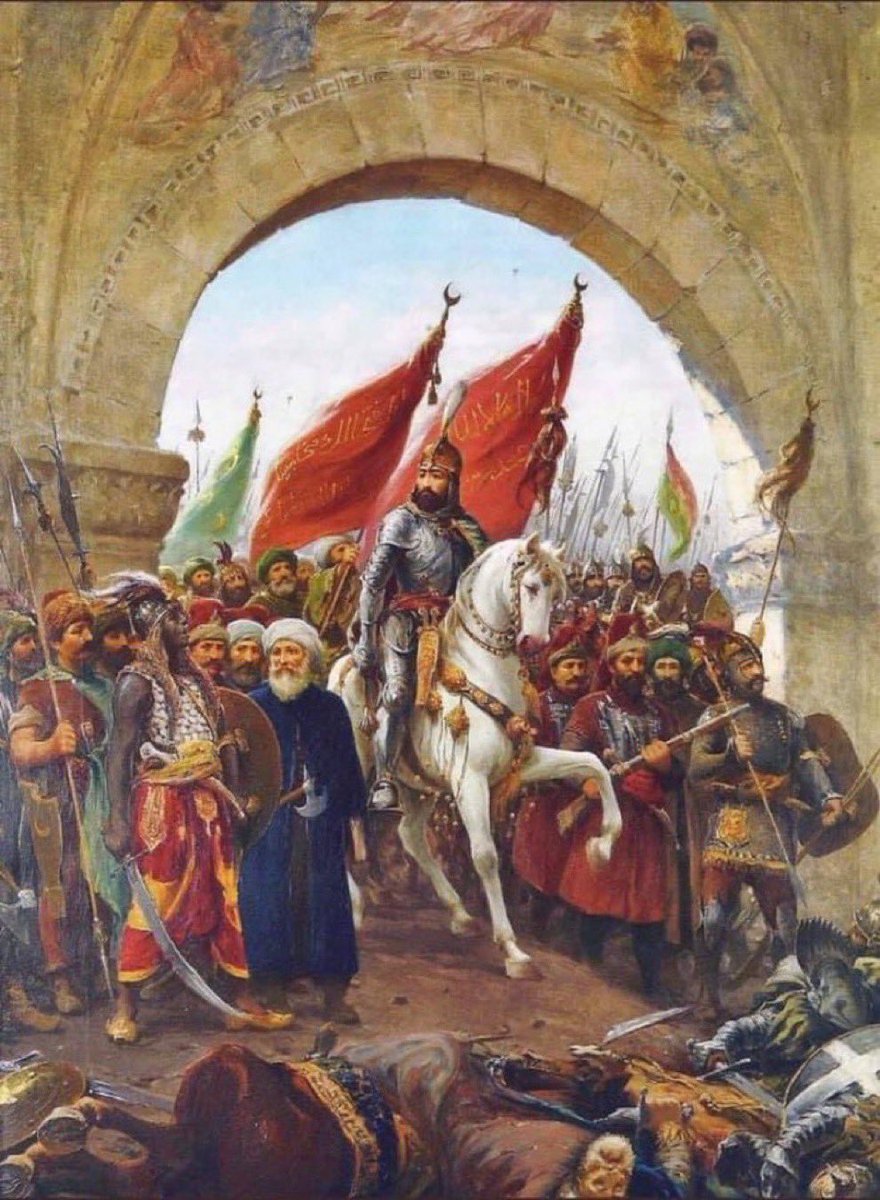 İstanbul'un Fethi'nin 570. yıldönümü vesilesiyle, çağ açıp çağ kapayan, İstanbul’u fethederek dünya tarihinin seyrini değiştiren Fatih Sultan Mehmet Han’ı ve O’nun kumandasındaki muzaffer ordusunu rahmet ve minnetle yad ediyorum.

#29Mayıs1453
#istanbulunfethi