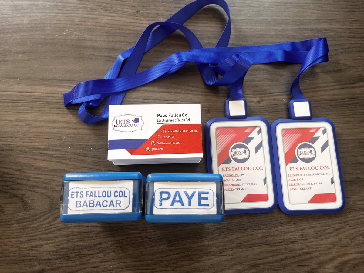 Mobidesign_sn's tweet photo. Badge personnel - Carte de Visite - Cachet
78 382 19 36 / 76 349 49 29
🎨 @mobidesign_sn
#graphicdesign #design #art #mobidesign #logo #branding #OusmaneSonko #designinspiration #dakar #senegal #sadiomane #kebetu #business #infographiesenegal https://t.co/0KXkVDoBYy