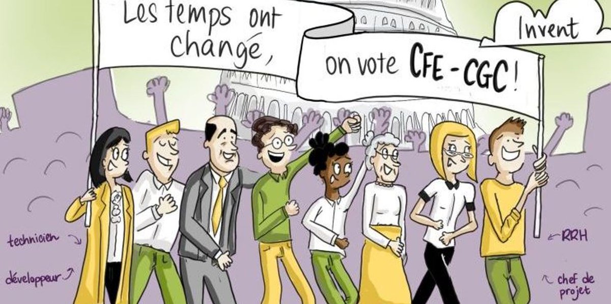CFECGC_Canal's tweet photo. Pourquoi voter CFE-CGC CANAL+ ? 
Parce que tout simplement notre syndicat signe des accords qui concilient intérêts des salariés et pérennité de l'entreprise. Mais que nous nous refusons à toute signature si à l'issue d'une négo le compte n'y est pas. #CFECGCdtermineeetengagee https://t.co/h7X6MJCiuc