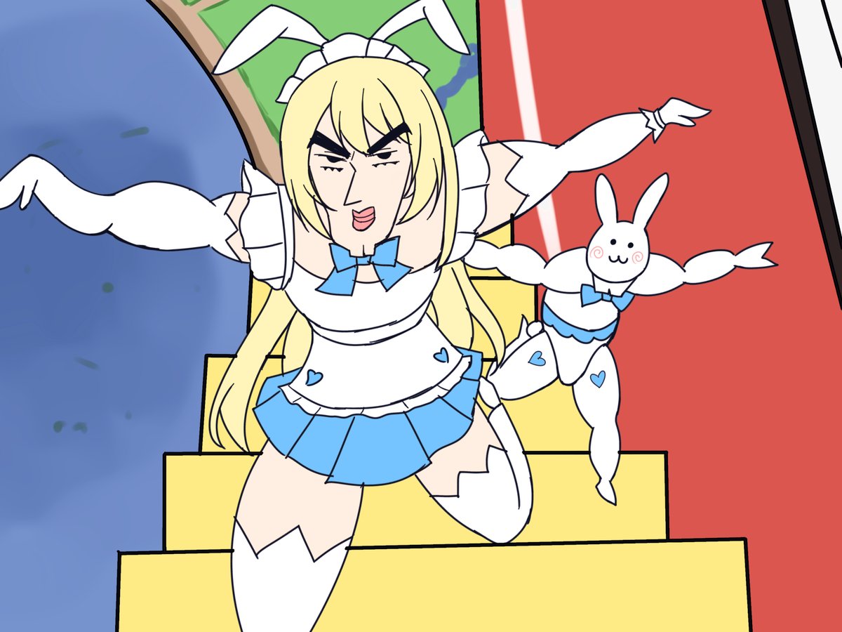 syr25mc888's tweet image. 「「待ちなさーい！！」」

「あのゆめみやー、ちゃんぷいの事パンダにするつもりよ！！？」

「そんなの許さないわっ！！！」

#夢宮ありす
#ありすのうつし鏡