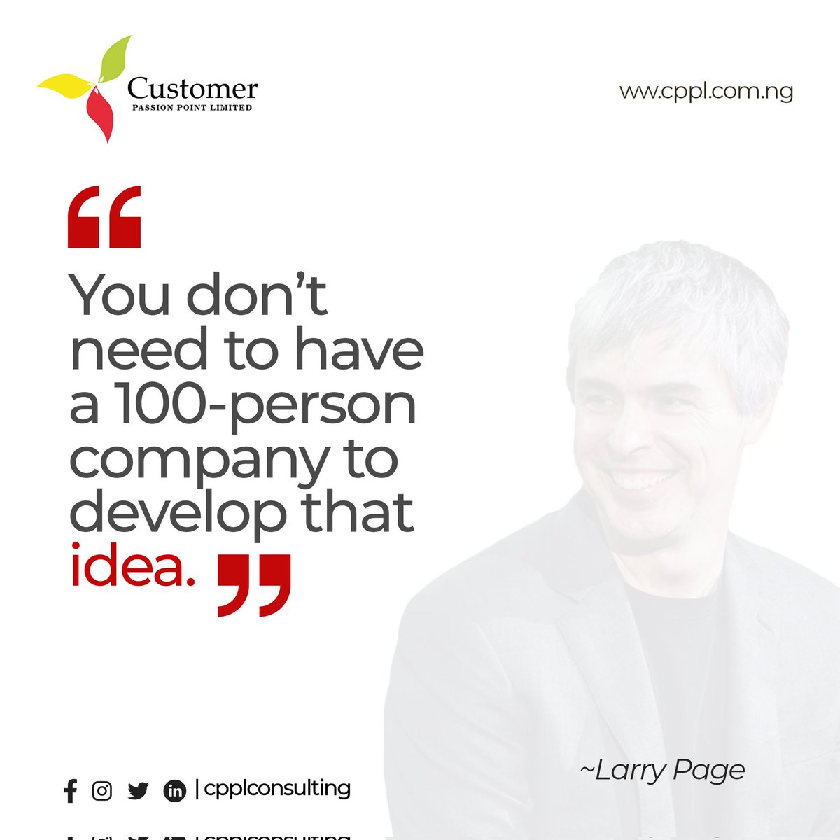 cppltraining's tweet image. Do you have a business idea you would like to pursue, but you don't know where to start from? You need a business consultant to guide you through the development. Get in touch today to talk with an expert at #cpplconsulting.

#valuecreation #collaboration #business #consulting