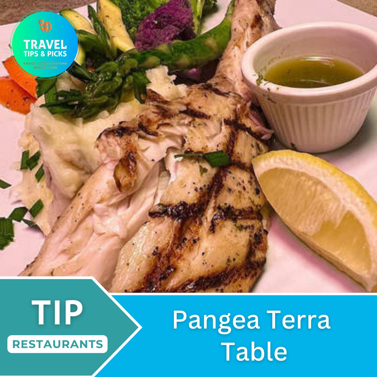 TravelTipsPicks's tweet photo. Pangea Terra Table - a sustainable restaurant that supports local farming and fishing! They are very passionate about the health of our planet EARTH and have implemented a “zero plastic” program! They also have a responsible waste program as well as onsite gar... https://t.co/AlOXH95iUQ